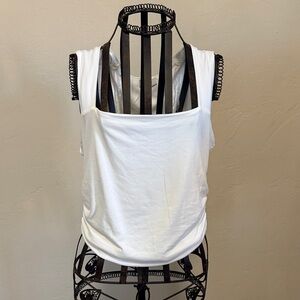 Chic White Women's Tank Top